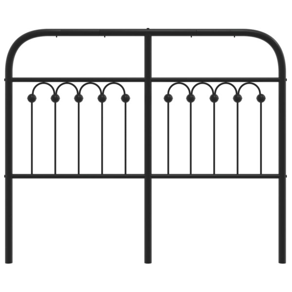 Cabeceira de cama 120 cm metal preto M 4