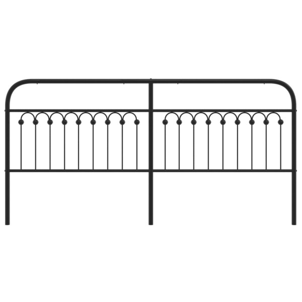 Cabeceira de cama 200 cm metal preto M 4
