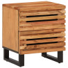 Mesitas de noche 2 uds madera maciza de acacia 40x33x46 cm 2