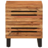 Mesitas de noche 2 uds madera maciza de acacia 40x33x46 cm 4
