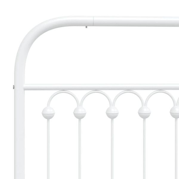 Cabeceira de cama 160 cm metal branco M 5