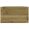Jardinera de madera de pino impregnada 40x40x23 cm 5