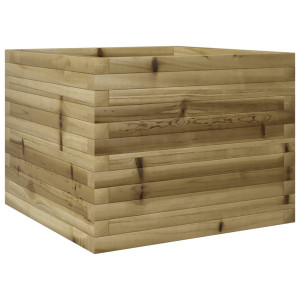 Jardinera de madera de pino impregnada 60x60x45.5 cm H