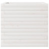 Jardinera madera maciza de pino blanco 50x50x45.5 cm 5