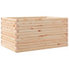 Jardinera de madera maciza de pino 90x60x45.5 cm 2