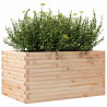 Jardinera de madera maciza de pino 90x60x45.5 cm 4