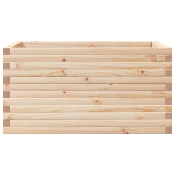 Jardinera de madera maciza de pino 90x60x45.5 cm M 5