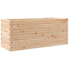 Jardinera de madera maciza de pino 110x40x45.5 cm 2
