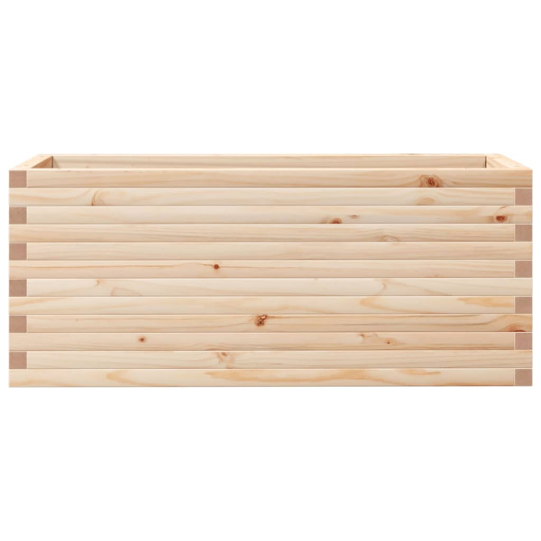 Jardinera de madera maciza de pino 110x40x45.5 cm M 5