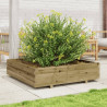 Jardinera de madera de pino impregnada 100x100x26.5 cm 3