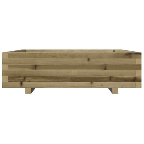 Jardinera de madera de pino impregnada 90x90x26.5 cm M 5