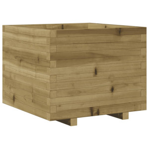 Jardinera madera de pino impregnada 60x60x49.5 cm H