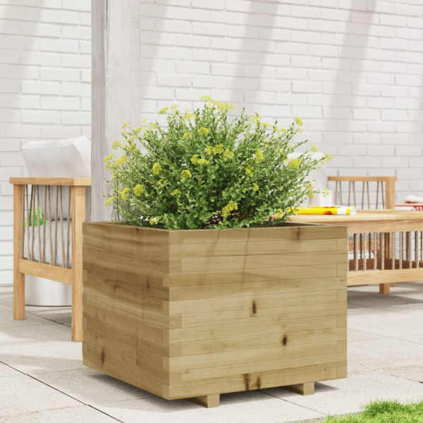 Jardinera madera de pino impregnada 60x60x49.5 cm M 3