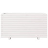 Jardinera madera maciza de pino blanco 90x40x49.5 cm 5