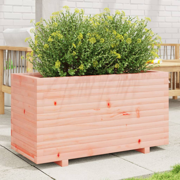 Jardinera madera maciza de abeto Douglas 90x40x49.5 cm D
