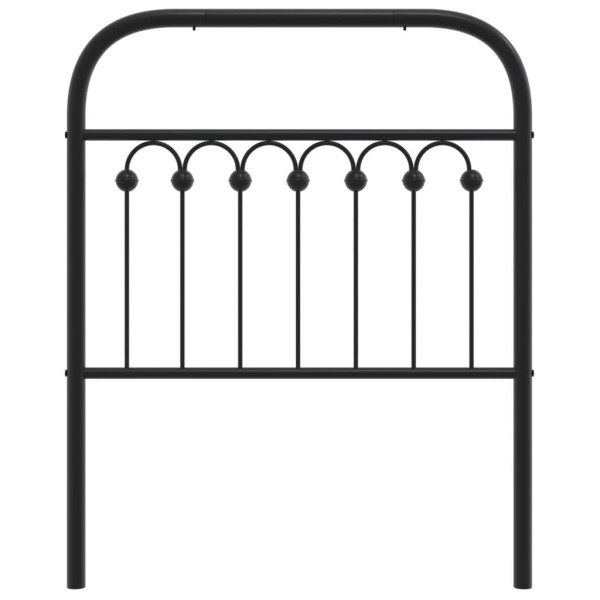 Cabeceira de cama 75 cm metal preto M 4