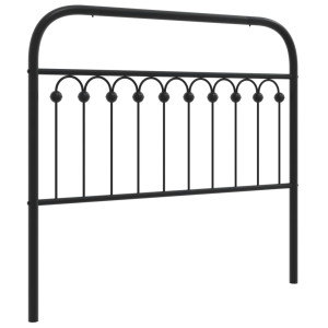 Cabecero de metal negro 107 cm H