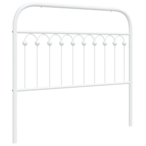 Cabecero de metal blanco 107 cm H