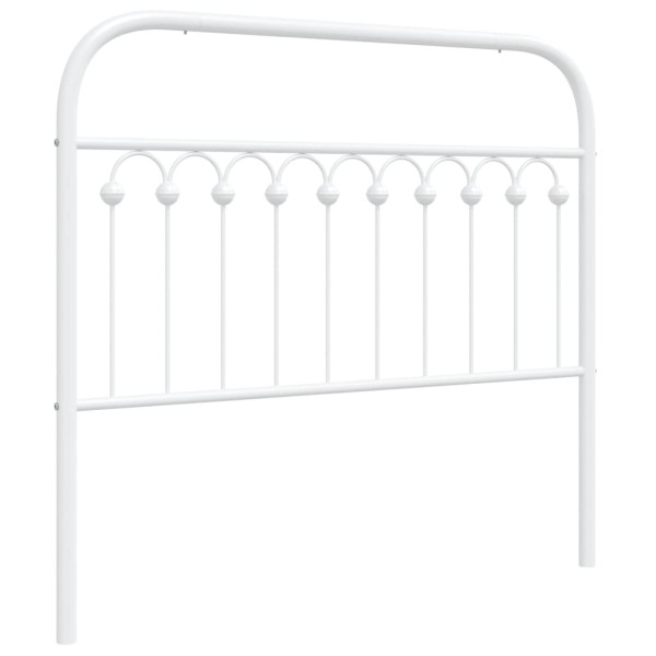Cabecero de metal blanco 107 cm M 2