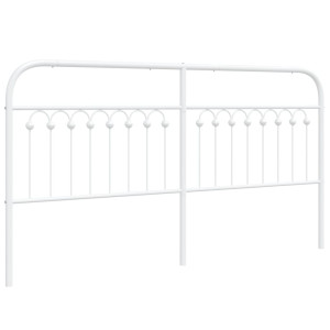 Cabecero de metal blanco 180 cm H