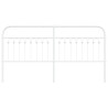 Cabeceira de cama 180 cm metal branco 5