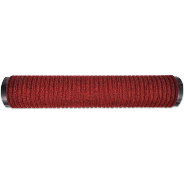 Tapete de porta 117x220 cm PVC vermelho M 4