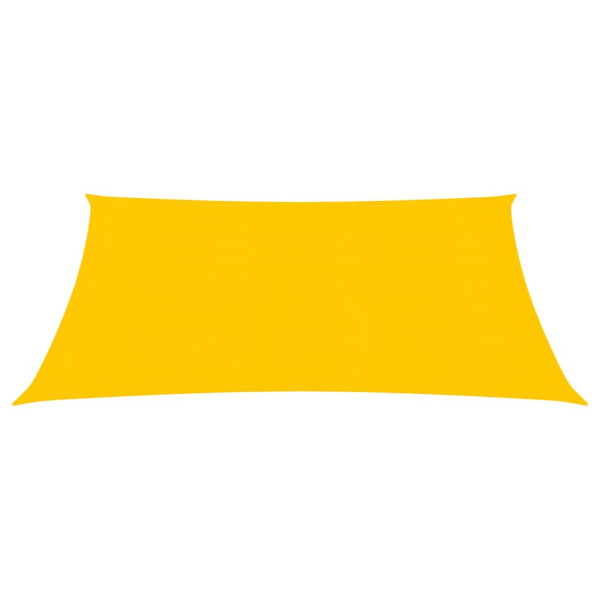 Para-sol estilo vela 160 g/m² 2.5x3 m PEAD amarelo M 2