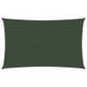 Toldo de vela verde oscuro HDPE 160 g/m² 3.5x5 m 1