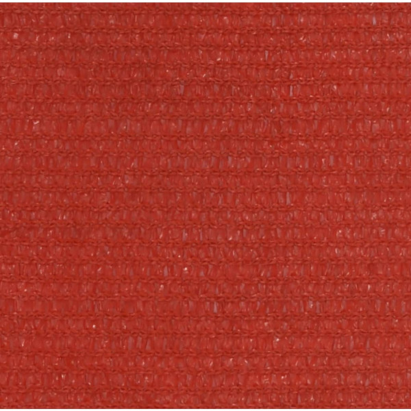 Toldo de vela HDPE rojo 160 g/m² 2x2 m M 3