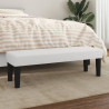 Banco 100x30x30 cm couro artificial branco 1
