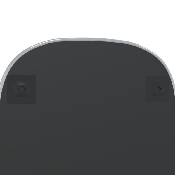 Espejo de pared plateado 70x45 cm M 5