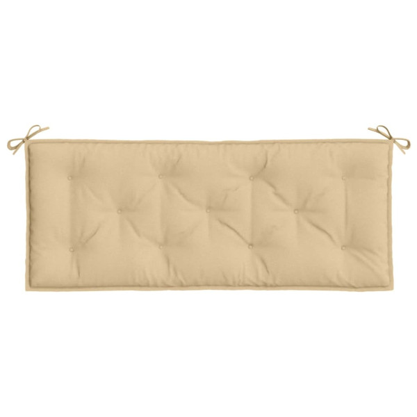 Cojín para banco de jardín tela beige melange 120x50x7 cm M 4