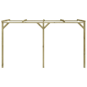 Pérgola cobertizo de madera 2x4x2.2 m H