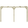 Pérgola cobertizo de madera 2x4x2.2 m 2