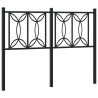 Cabeceira de cama 120 cm metal preto 2