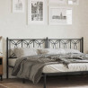 Cabeceira de cama 193 cm metal preto 1