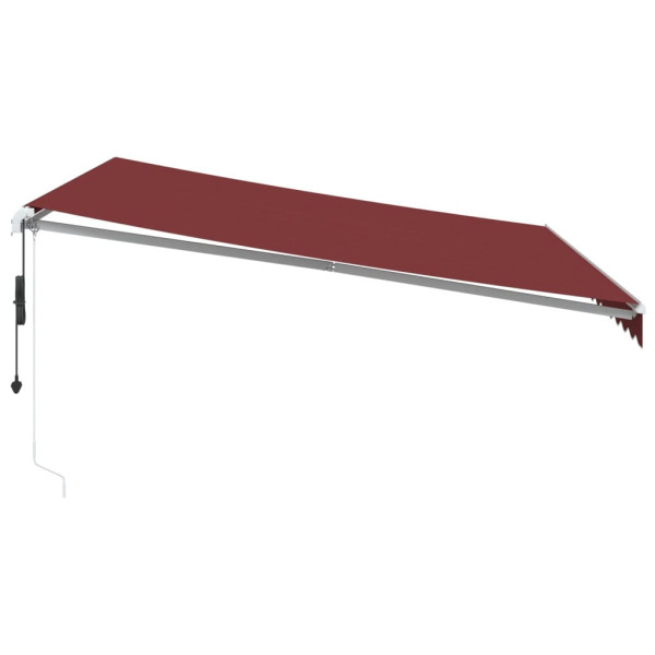 Toldo retráctil automático burdeos 400x300 cm M 4