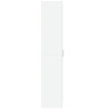 Armário alto 70x35x180 cm derivados de madeira branco 4