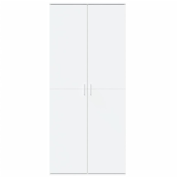 Aparador alto madera de ingeniería blanco 80x35x180 cm M 3