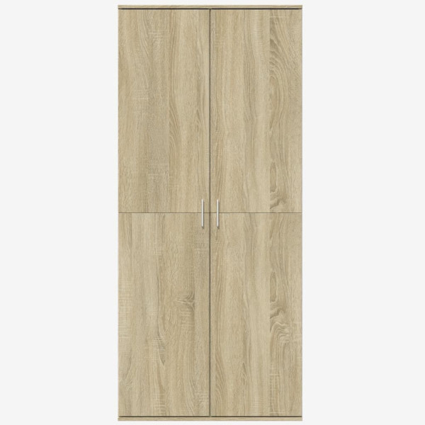 Aparador alto madera de ingeniería roble Sonoma 80x35x180 cm M 3