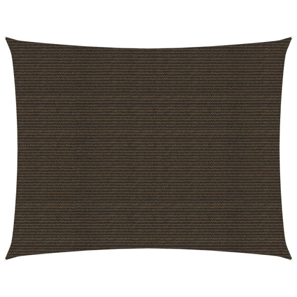 Toldo de vela HDPE marrón160 g/m² 2x3.5 m D