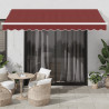 Toldo retrátil automático 350x250 cm bordô 1