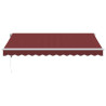 Toldo retrátil automático 350x250 cm bordô 3