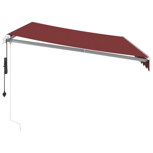 Toldo retráctil automático burdeos 350x250 cm M 4