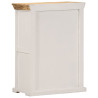 Aparador madera maciza mango rugosa blanco marrón 55x30x73 cm 4