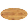 Tablero de mesa ovalado madera maciza de mango 140x50x2.5 cm 1