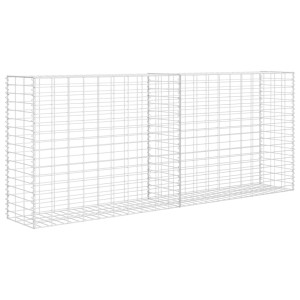 Cesta de muro de gaviones acero galvanizado 85x30x200 cm H