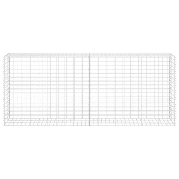 Cesta de muro de gaviones acero galvanizado 85x30x200 cm M 3