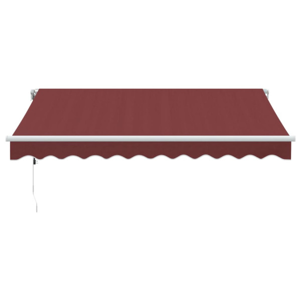 Toldo retráctil automático burdeos 300x250 cm M 3
