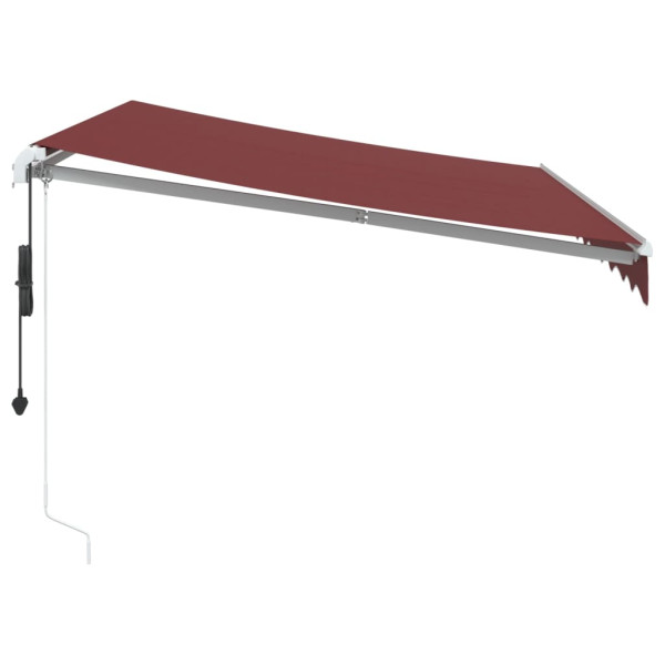 Toldo retrátil automático 300x250 cm bordô M 4